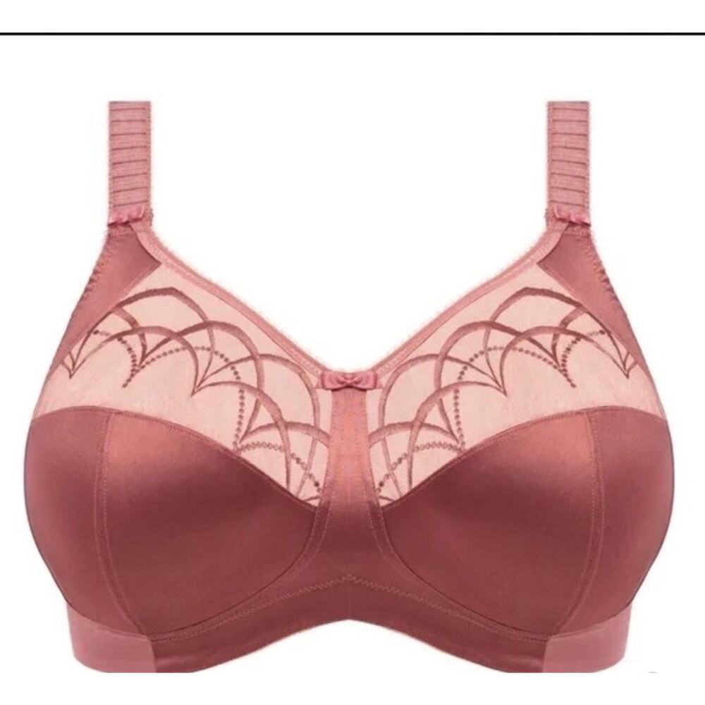 Elomi Cate Wirefree Softcup 4033 Bra - Rosewood Size 44DD NWT